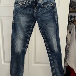 Rock Revival Dark Blue Bootcut Jeans